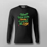 Work from the Edge T-Shirt For Men – Not Your Average Remote Dev