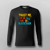 Blockchain Believer T-Shirt For Men – Trust Me, I’m Verified