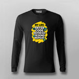 Enter Code Refresh Repeat T-Shirt For Men – Dev Life Loop
