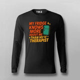 Fridge Knows Me T-Shirt For Men – Confessions of a Midnight Snacker
