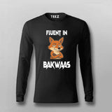 Fluent In Bakwaas Attitude T-shirt For Men