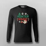 Winter Magic Christmas T-shirt For Men