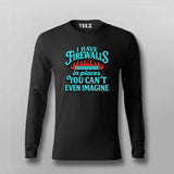 Firewall Defense Mode T-Shirt For Men – Built Like a Network Fortress