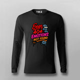 Error 404 Emotions Not Found T-Shirt For Men – Dead Inside