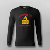 Firewall On Sleep Off T-Shirt for Men – Sysadmin Life Humor