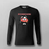 Brainwashing Science T-Shirt For Men - Funny & Smart Geek Tee