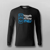 H2O Full Science T-Shirt For Men  – Funny Physics