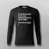 Run Terraform Apply T-Shirt For Men – DevOps Engineer