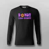 Donut Worry Be Happy T-Shirt for Men