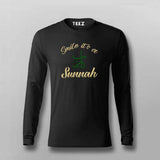 Smile It’s a Sunnah T-Shirt for Men - Celebrate Faith with Style