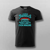 Firewall Defense Mode T-Shirt For Men – Built Like a Network Fortress