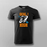 Astronaut Playing Football T-Shirt for Men - Unique Space Style