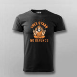 Free Gyaan No Refunds Funny T-shirt For Men