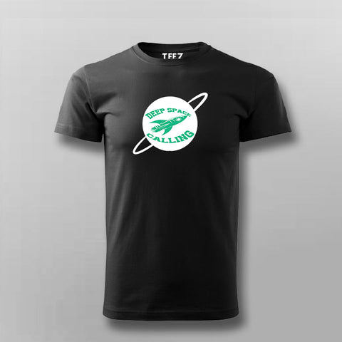 Deep Space Calling T-Shirt for Men - Explore the Cosmos in Style