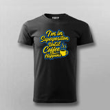 Superposition Coffee Mode T-Shirt For Men – Quantum Caffeine State