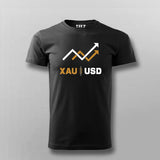 XAU Gold Trading T-shirt For Men