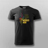 Funny Git Merge T-shirt | I Was Sane A Few Merges Ago