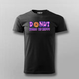 Donut Worry Be Happy T-Shirt for Men