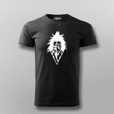 Kenpachi Line Art Anime T-shirt For Men