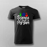 Science Is My Jam T-Shirt For Men - Cool Science Lover