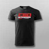 CEO in Progress – Future Boss Loading T-Shirt For Men