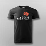 Stop Following Me T-shirt For Men – Funny Evolution Design