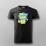 Dus Bahane Gym Funny Hindi T-shirt For Men