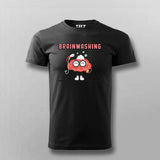 Brainwashing Science T-Shirt For Men - Funny & Smart Geek Tee