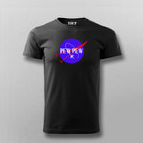 Pew Pew Space T-Shirt for Men - Fun Cosmic Style