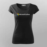 Microsoft Surface T-Shirt for Women – Code Smooth, Build Bold