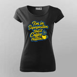 Superposition Coffee Mode T-Shirt For Women – Quantum Caffeine State