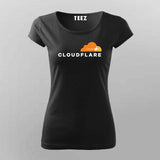 Cloudflare Logo T-Shirt for Women – Style Meets Speed