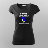 Early Bird Missed Worm T-shirt For Women