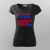 Augmented Reality Feedback T-Shirt For Women – Upgrade Your Comfortzone