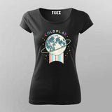Coldplay Moonlight Galaxy T-Shirt For Women – Music of the Spheres