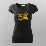 Funny Python Java T-shirt For Women