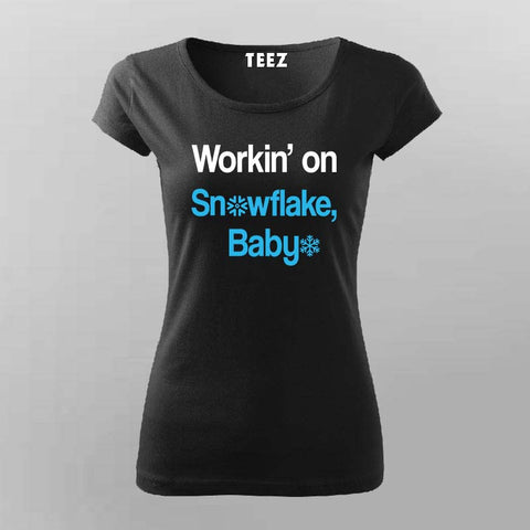Snowflake, Baby T-Shirt – Cool Nerd Humor for Women