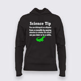 Science Tip Alligator T-Shirt For Women - Fun Learning Apparel
