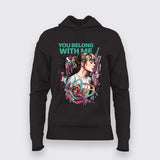 You Belong With Me Hoodie For Women – Bold Fan Art for Pop Hearts
