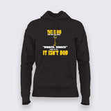 "This Is Bob" Funny Hoodie For Women – Quirky Stick Figure Humor