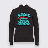 Firewall Defense Mode Hoodie For Women – Built Like a Network Fortress