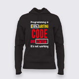10% Code, 90% Debugging Hoodie For Women – Funny Programmer