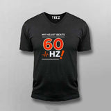 My Heart Beats 60Hz T-shirt For Men
