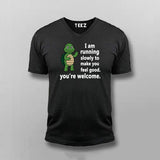 I Am Running Slowly T-shirt For Men