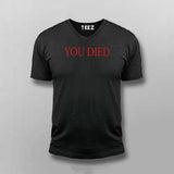 You Died T-Shirt for Men – Dark Souls Fan Mode On