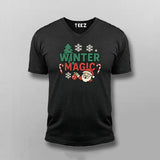 Winter Magic Christmas T-shirt For Men