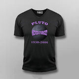 Pluto Never Forget Honoring the Lost Planet T-Shirt – For Men