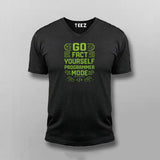 Go Fact Yourself Programmer Mode T-shirt For Men