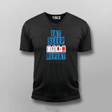 Eat Sleep Build Repeat T-Shirt for Men