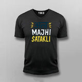 Aata Majhi Satakli T-Shirt for Men – Marathi Swag Vibe
